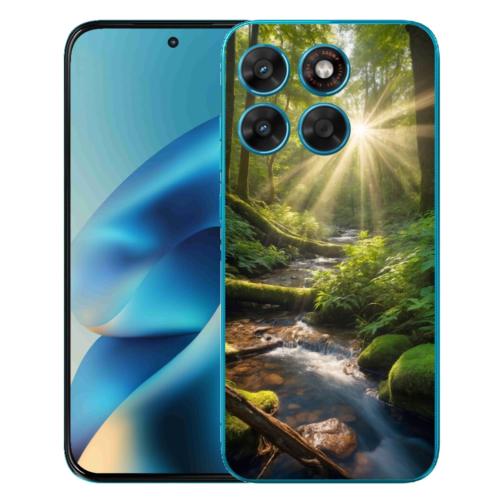 Gélový obal mmCase pre Motorola Moto G87/G77/G67 – farba „hlbina lesa“