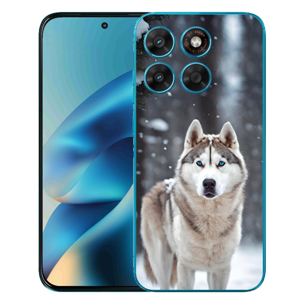 Gélové puzdro mmCase pre Motorola Moto G87/G77/G67 – husky 2
