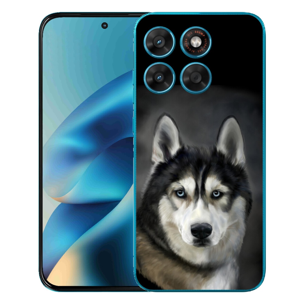 Gélový obal mmCase pre Motorola Moto G87/G77/G67 – husky