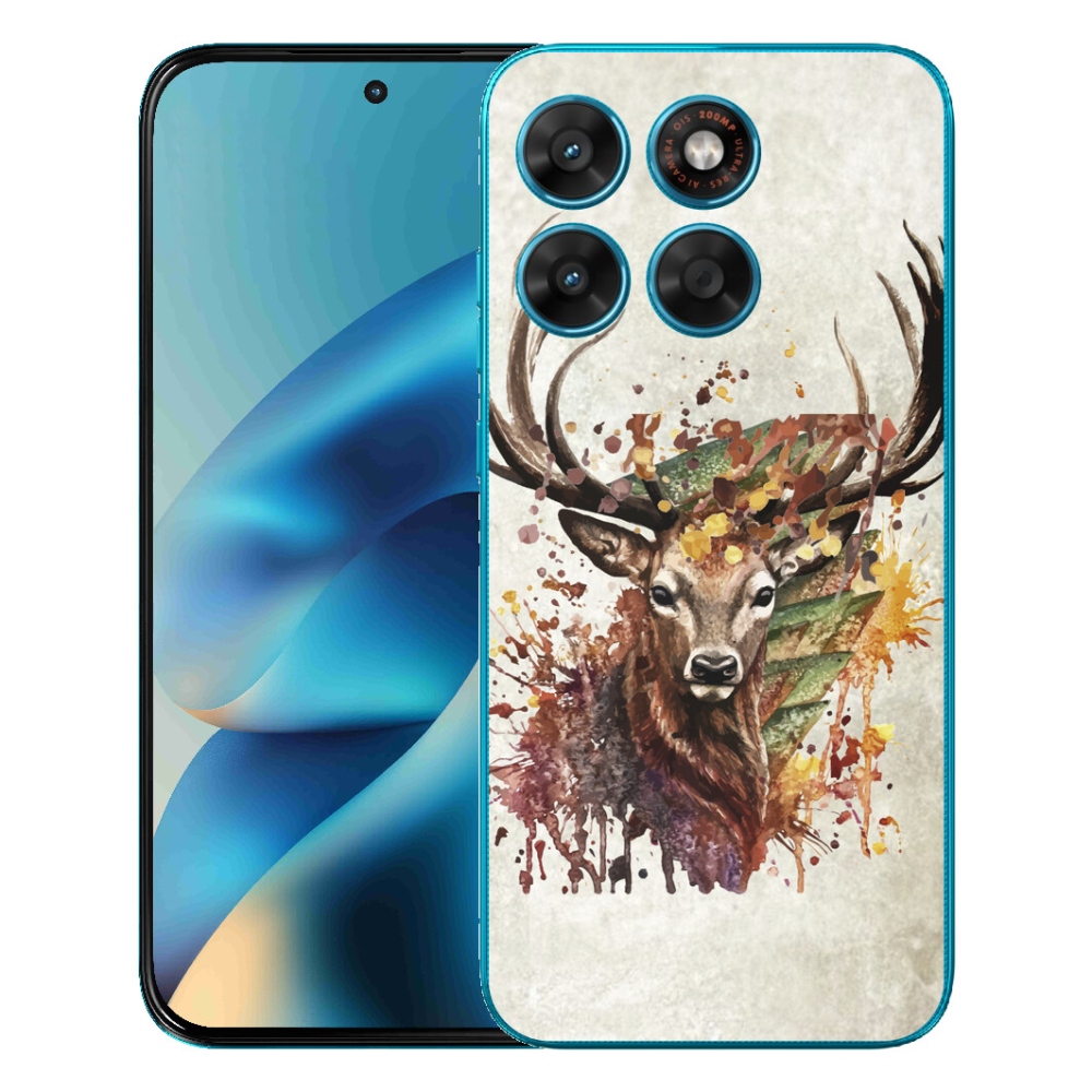 Gélový obal mmCase pre Motorola Moto G87/G77/G67 – jeleň 1