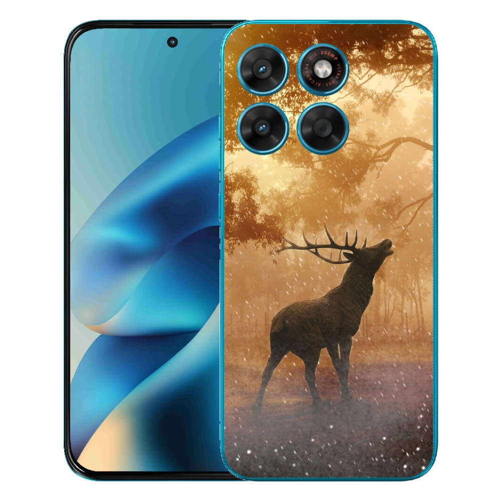 Gélový obal mmCase pre Motorola Moto G87/G77/G67 – jeleň v ruji