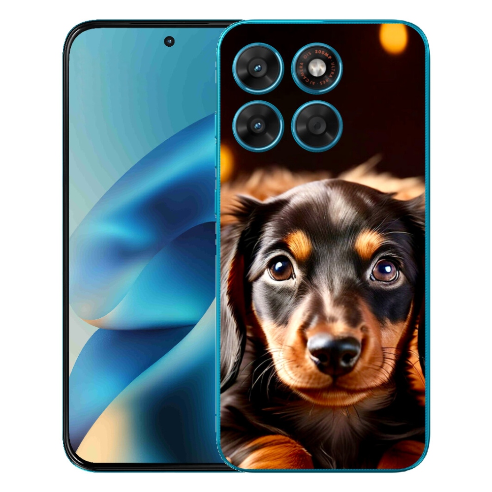 Gélový obal mmCase pre Motorola Moto G87/G77/G67 – jazvečík