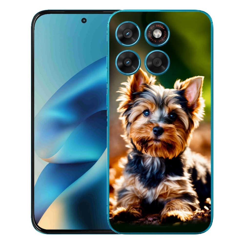 Gélové puzdro mmCase pre Motorola Moto G87/G77/G67 – jorkšír 10