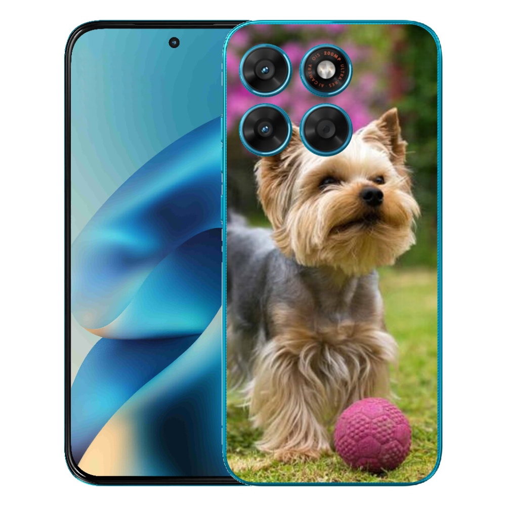 Gélové puzdro mmCase pre Motorola Moto G87/G77/G67 – jorkšír 4