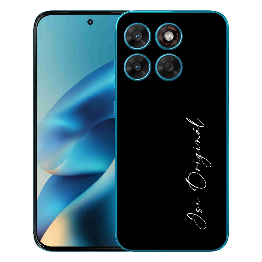 Gélový obal mmCase pre Motorola Moto G87/G77/G67 – originál s čiernym pozadím