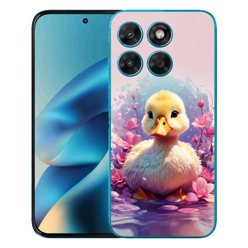 Gélový obal mmCase pre Motorola Moto G87/G77/G67 – kačička