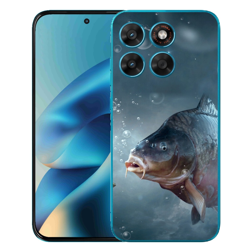 Gélový obal mmCase pre Motorola Moto G87/G77/G67 – kapor a bublinky