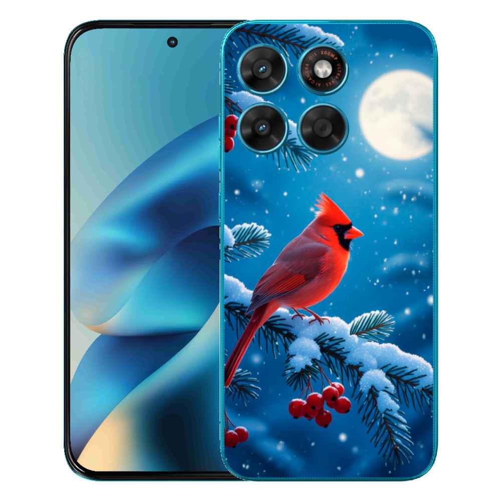 Gélový obal mmCase pre Motorola Moto G87/G77/G67 – kardinálska červená