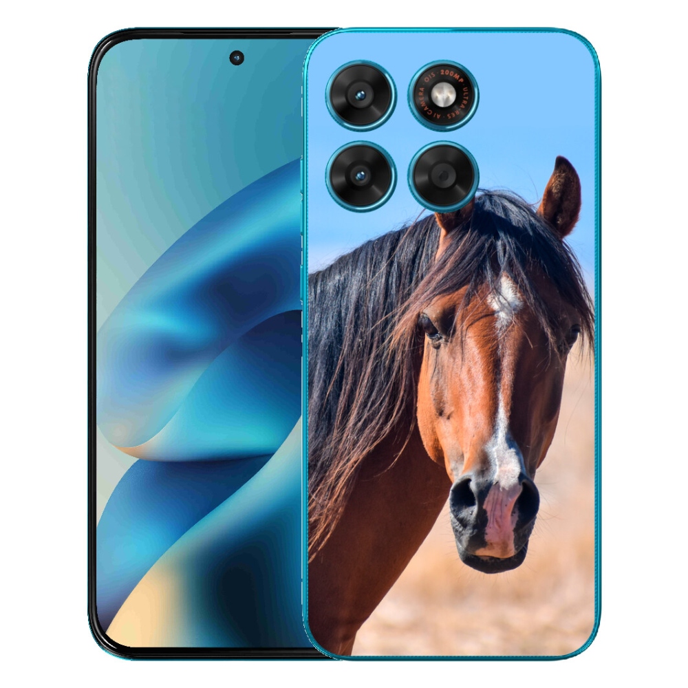 Gélový obal mmCase pre Motorola Moto G87/G77/G67 – pokojný kôň