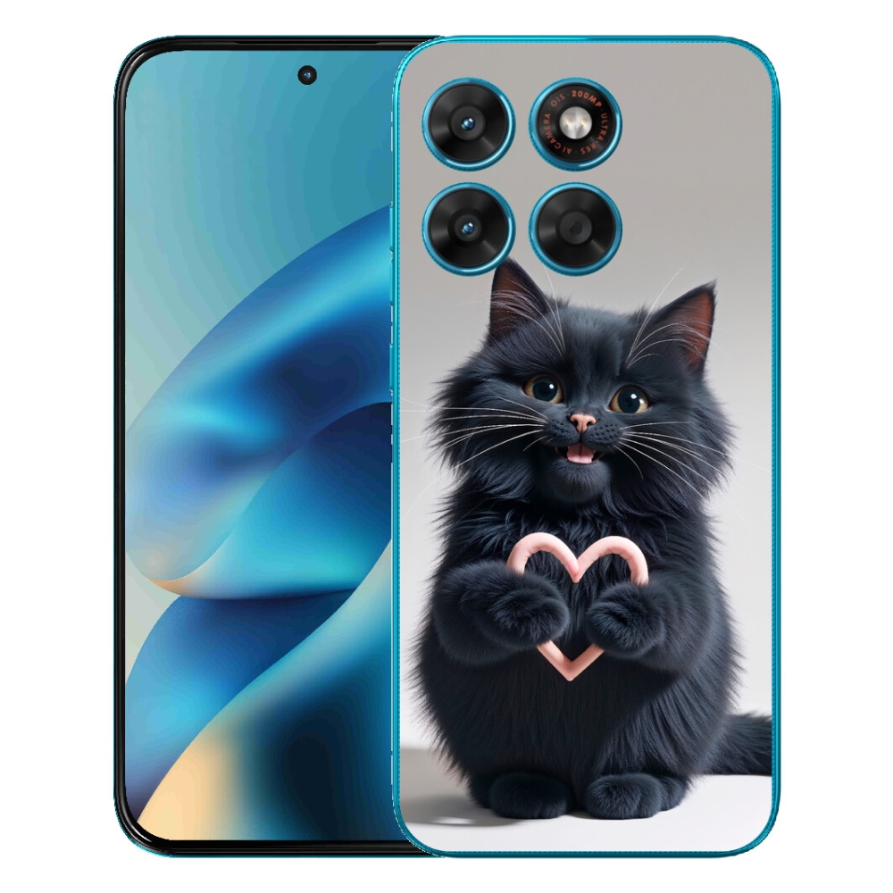 Gélový obal mmCase pre Motorola Moto G87/G77/G67 – mačacie lásky 3