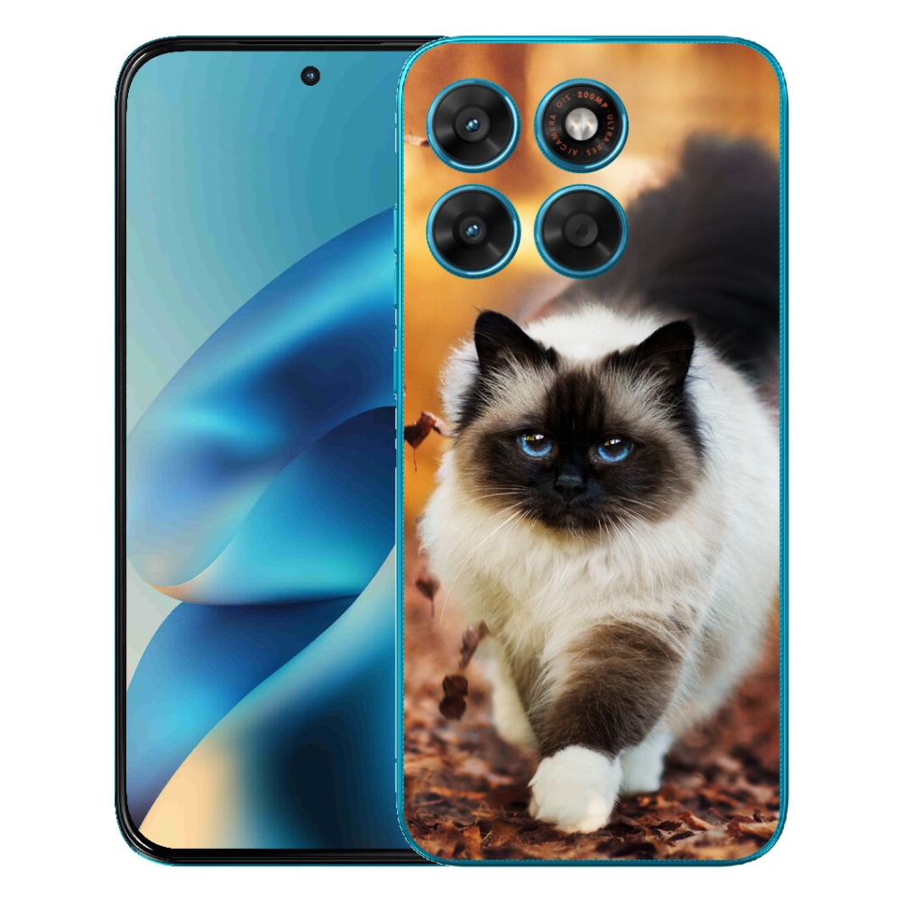 Gélový obal mmCase pre Motorola Moto G87/G77/G67 – mačka