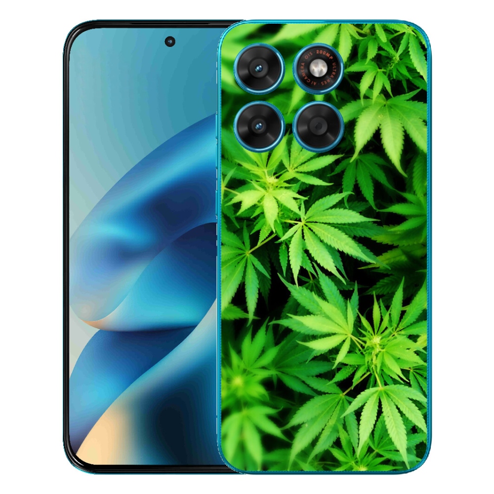 Gélové puzdro mmCase pre Motorola Moto G87/G77/G67 – konope 3