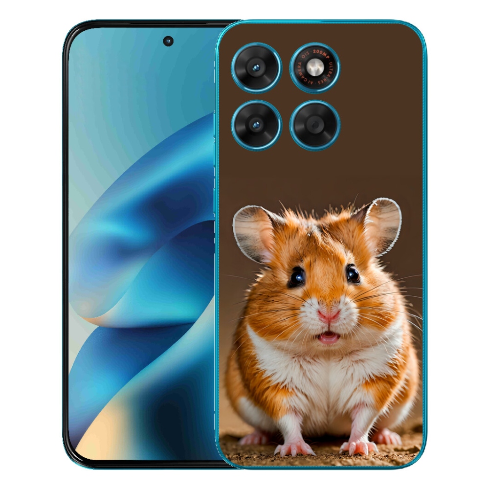 Gélový obal mmCase pre Motorola Moto G87/G77/G67 – škrečok