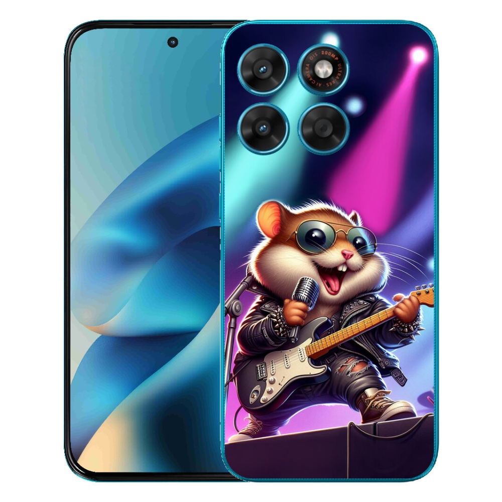 Gélový obal mmCase pre Motorola Moto G87/G77/G67 – škrečok rocker