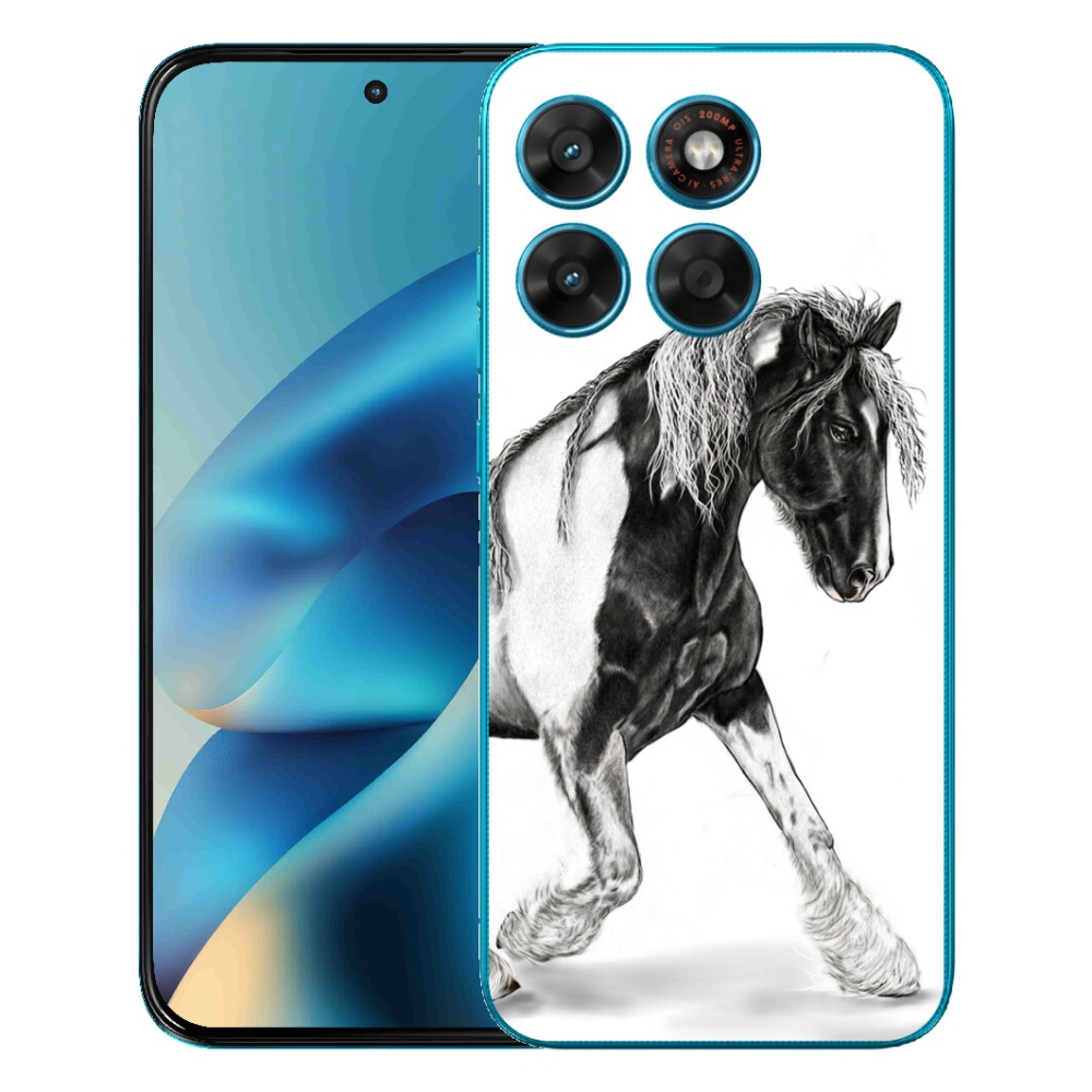 Gélový obal mmCase pre Motorola Moto G87/G77/G67 – kôň