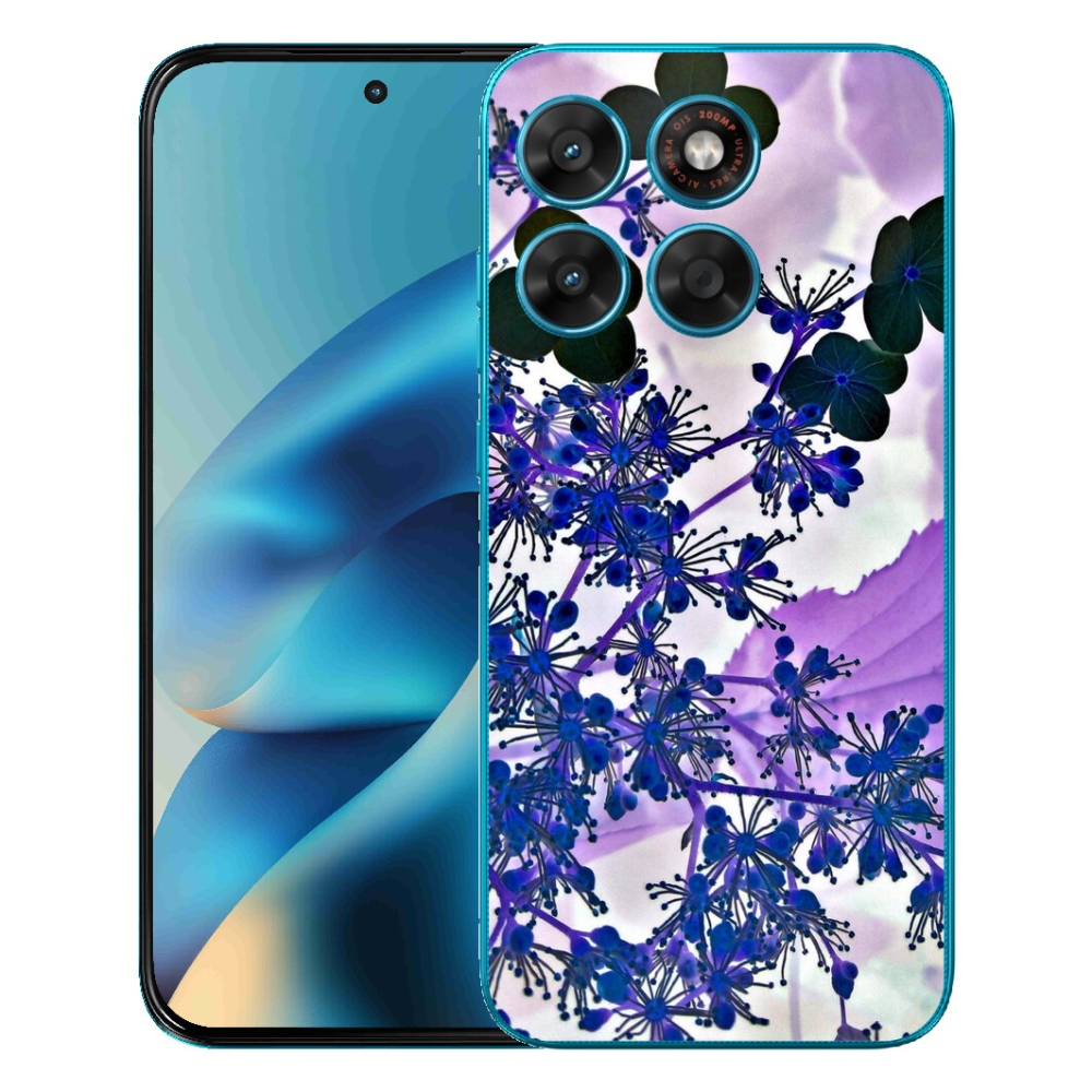 Gélový obal mmCase pre Motorola Moto G87/G77/G67 – kvet hortenzie