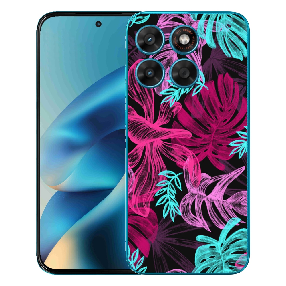 Gélový obal mmCase pre Motorola Moto G87/G77/G67 – kvety 1