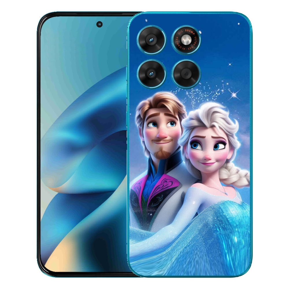 Gélový obal mmCase pre Motorola Moto G87/G77/G67 – Ľadové kráľovstvo 1