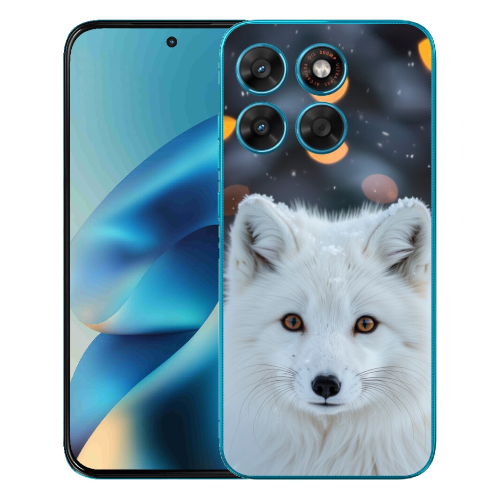 Gélový obal mmCase pre Motorola Moto G87/G77/G67 – polárna líška