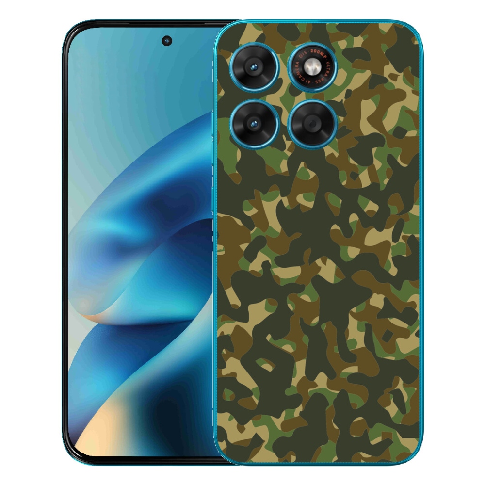 Gélové puzdro mmCase pre Motorola Moto G87/G77/G67 – maskovací vzor 1