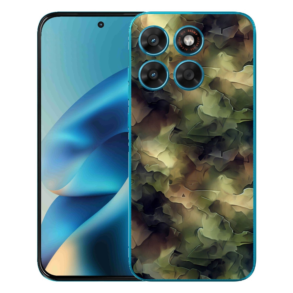 Gélové puzdro mmCase pre Motorola Moto G87/G77/G67 – maskovací vzor 10