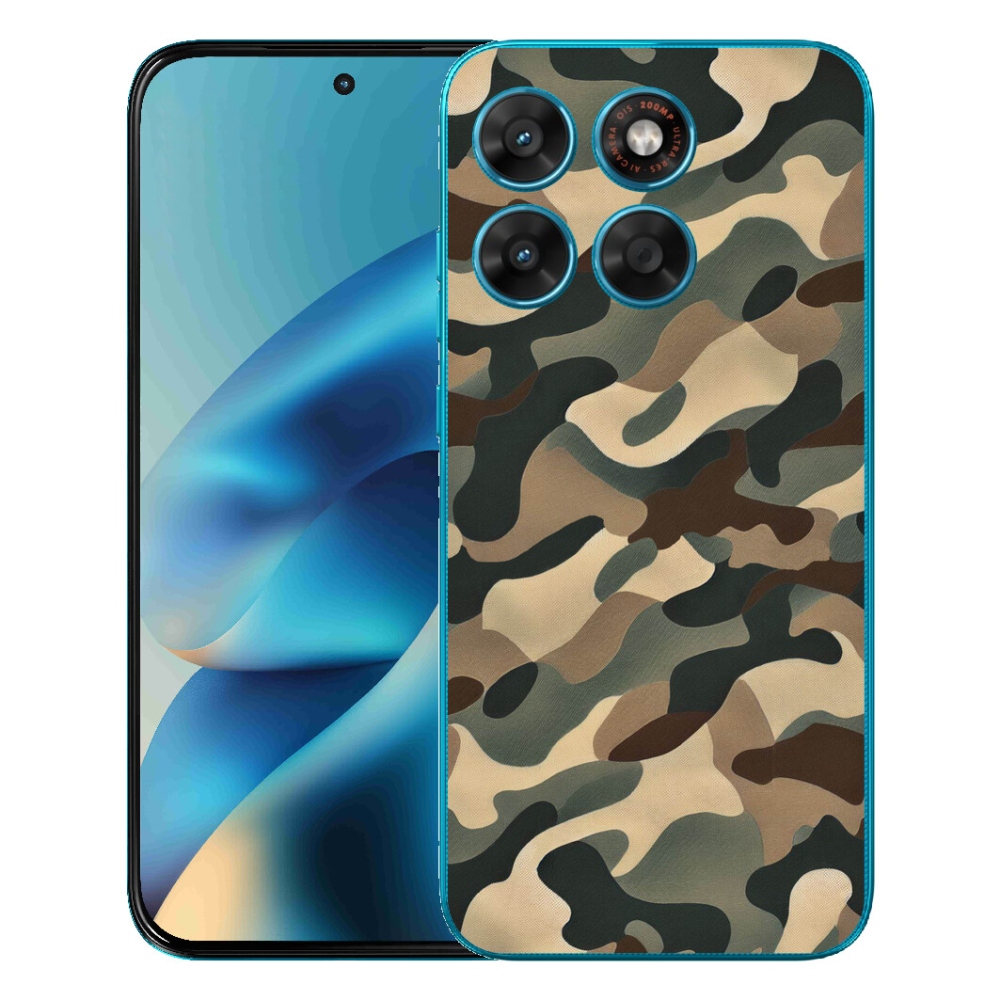 Gélové puzdro mmCase pre Motorola Moto G87/G77/G67 – maskovací vzor 11