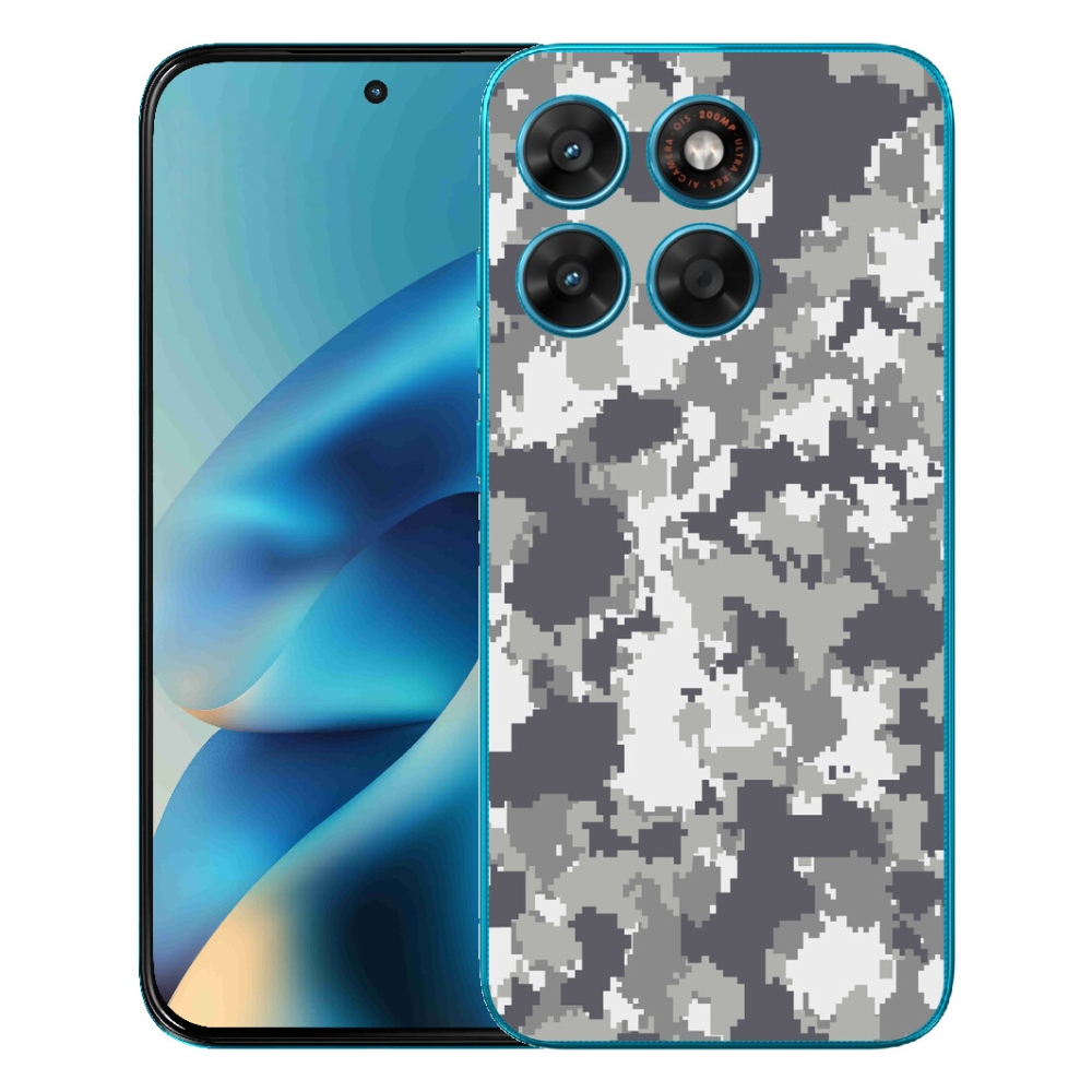 Gélové puzdro mmCase pre Motorola Moto G87/G77/G67 – maskovací vzor 2