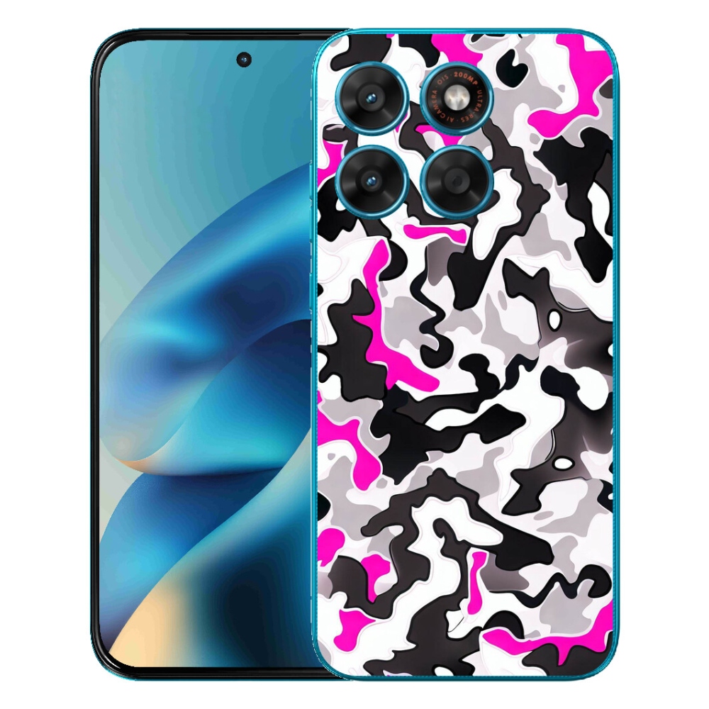 Gélové puzdro mmCase pre Motorola Moto G87/G77/G67 – maskovací vzor 5