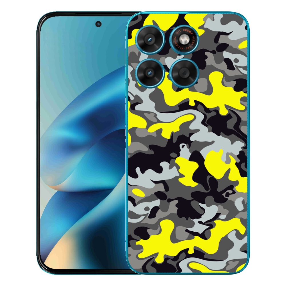 Gélové puzdro mmCase pre Motorola Moto G87/G77/G67 – maskovací vzor 6