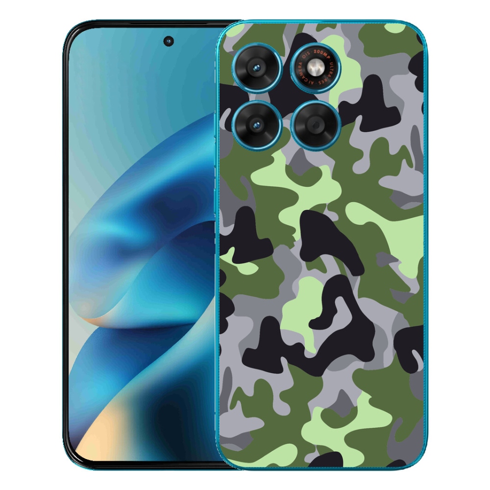 Gélové puzdro mmCase pre Motorola Moto G87/G77/G67 – maskovací vzor 7
