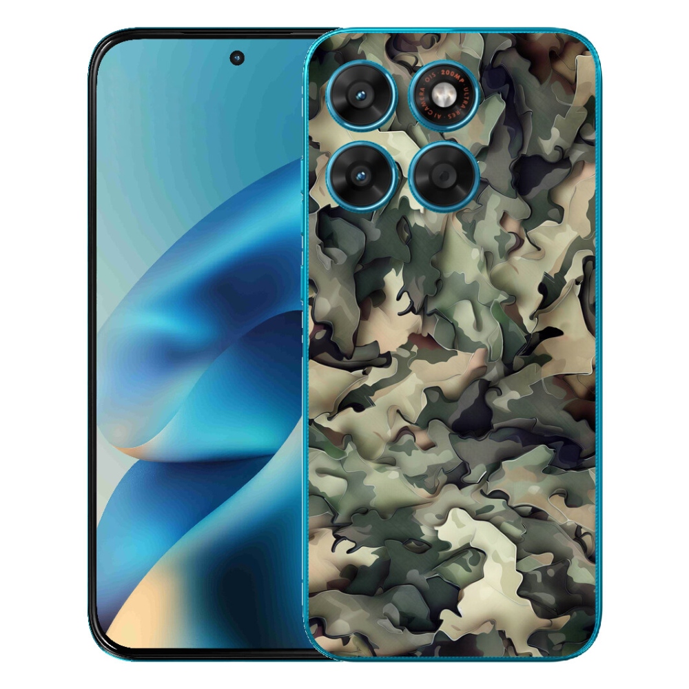 Gélové puzdro mmCase pre Motorola Moto G87/G77/G67 – maskovací vzor 9