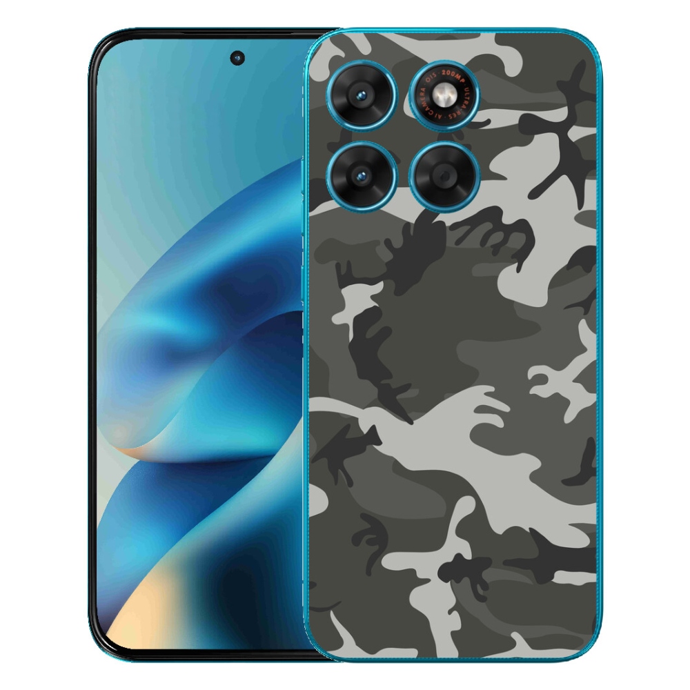 Gélové puzdro mmCase pre Motorola Moto G87/G77/G67 – maskovací vzor