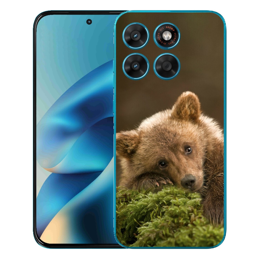 Gélový obal mmCase pre Motorola Moto G87/G77/G67 – medveď
