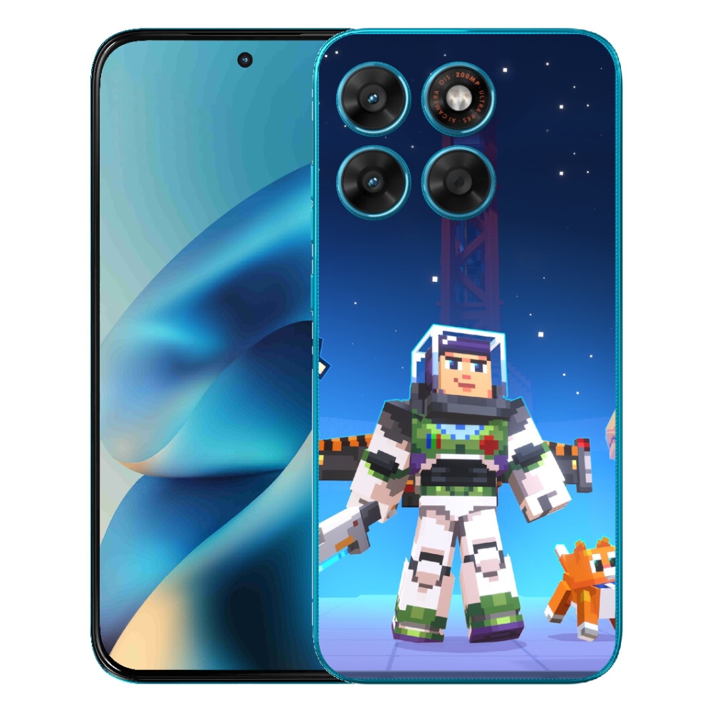 Gélové puzdro mmCase pre Motorola Moto G87/G77/G67 – Minecraft 2