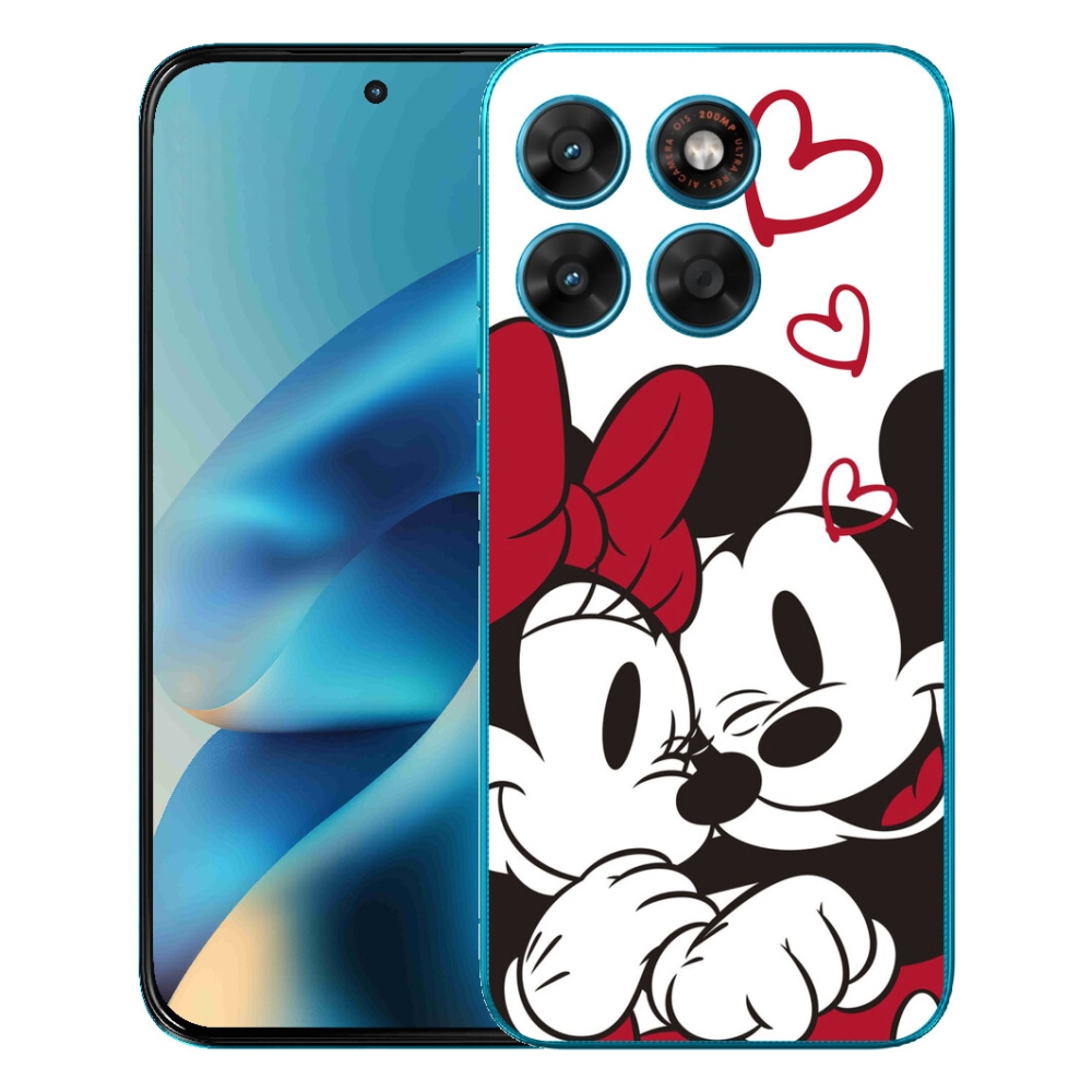 Gélový obal mmCase pre Motorola Moto G87/G77/G67 – Minnie a Mickey