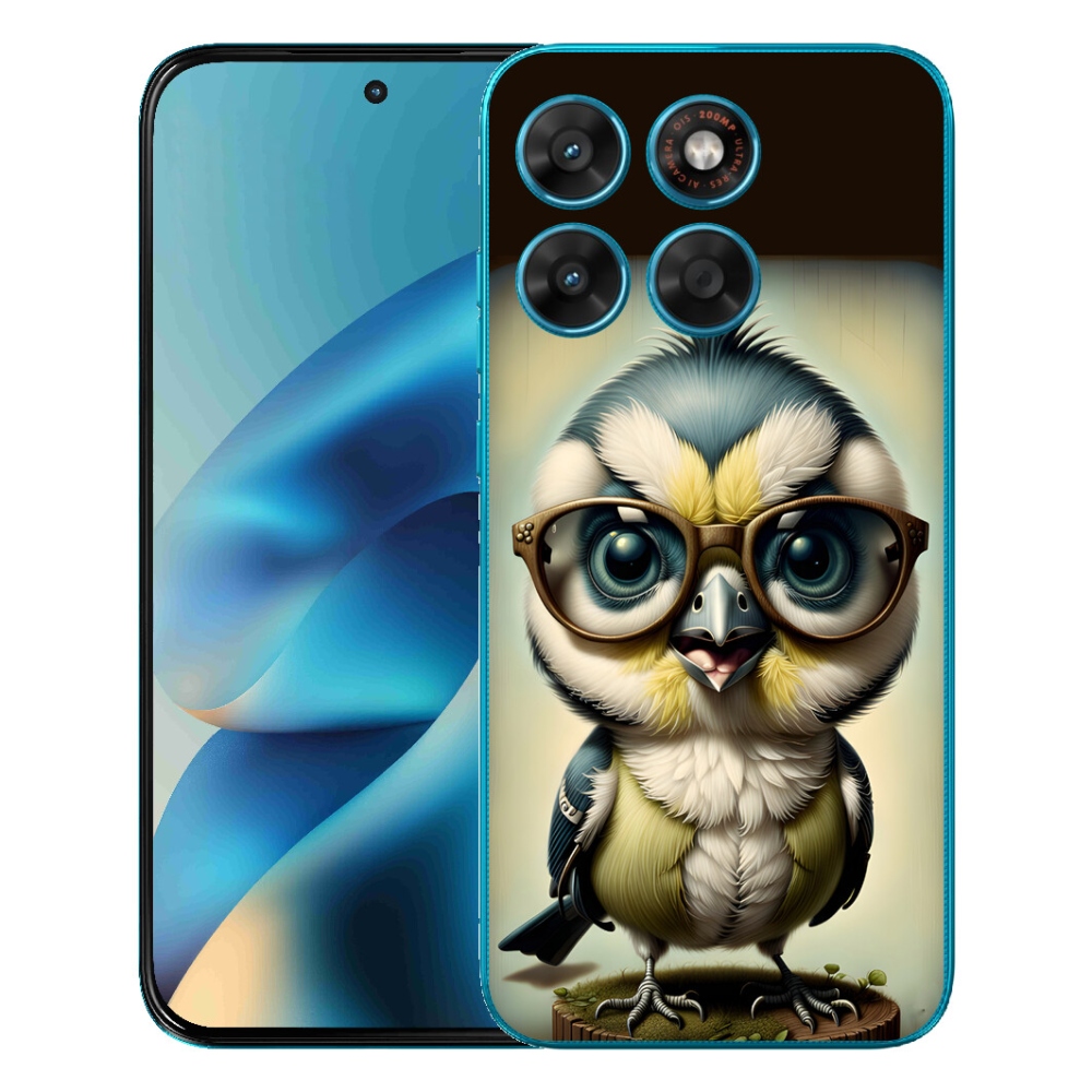 Gélový obal mmCase pre Motorola Moto G87/G77/G67 – dieťa s okuliarmi