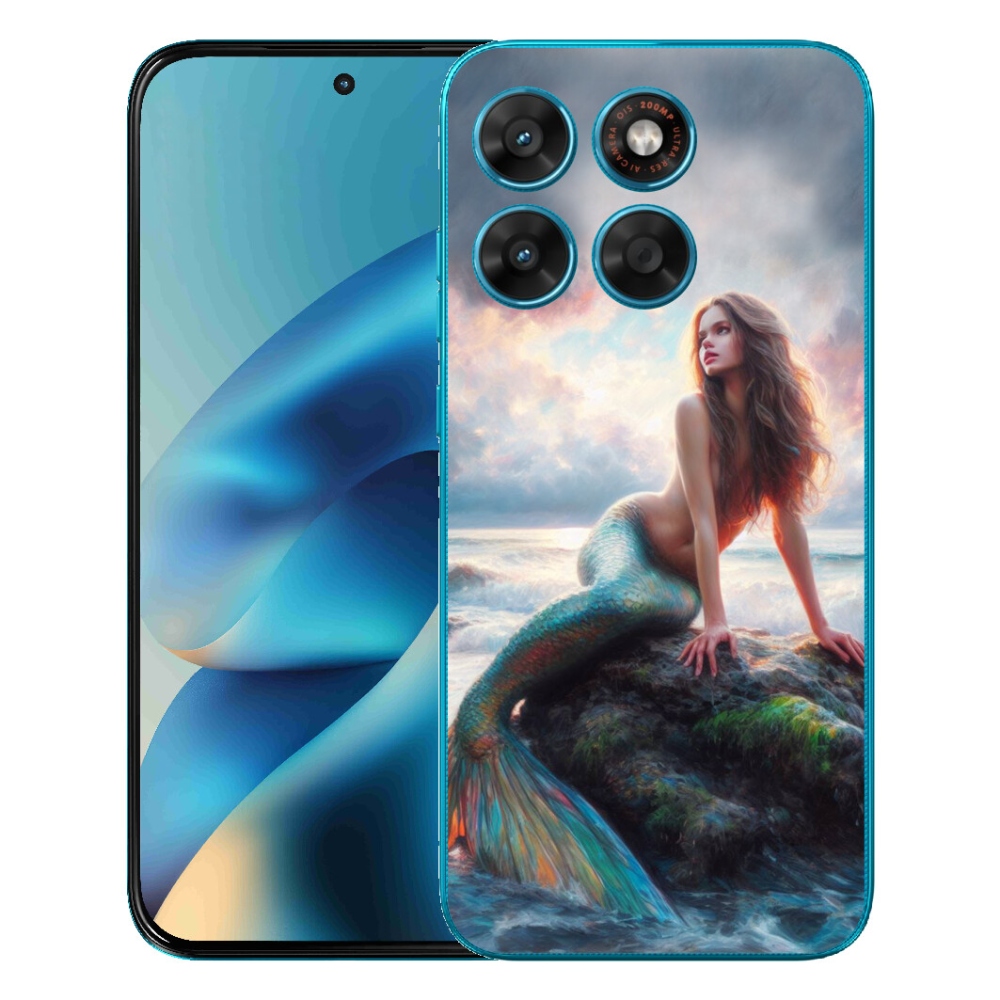 Gélový obal mmCase pre Motorola Moto G87/G77/G67 – morská panna