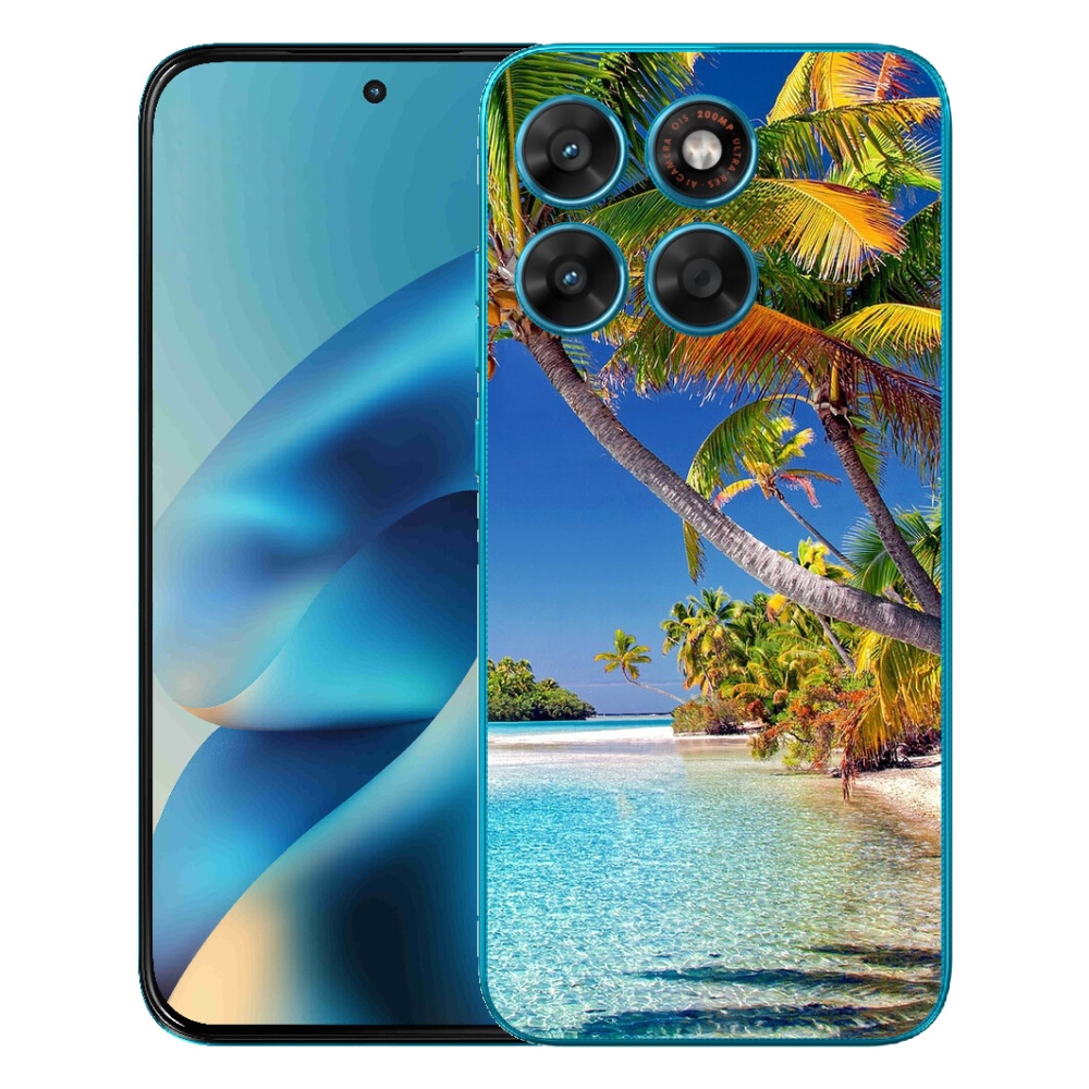 Gélový obal mmCase pre Motorola Moto G87/G77/G67 – morská pláž