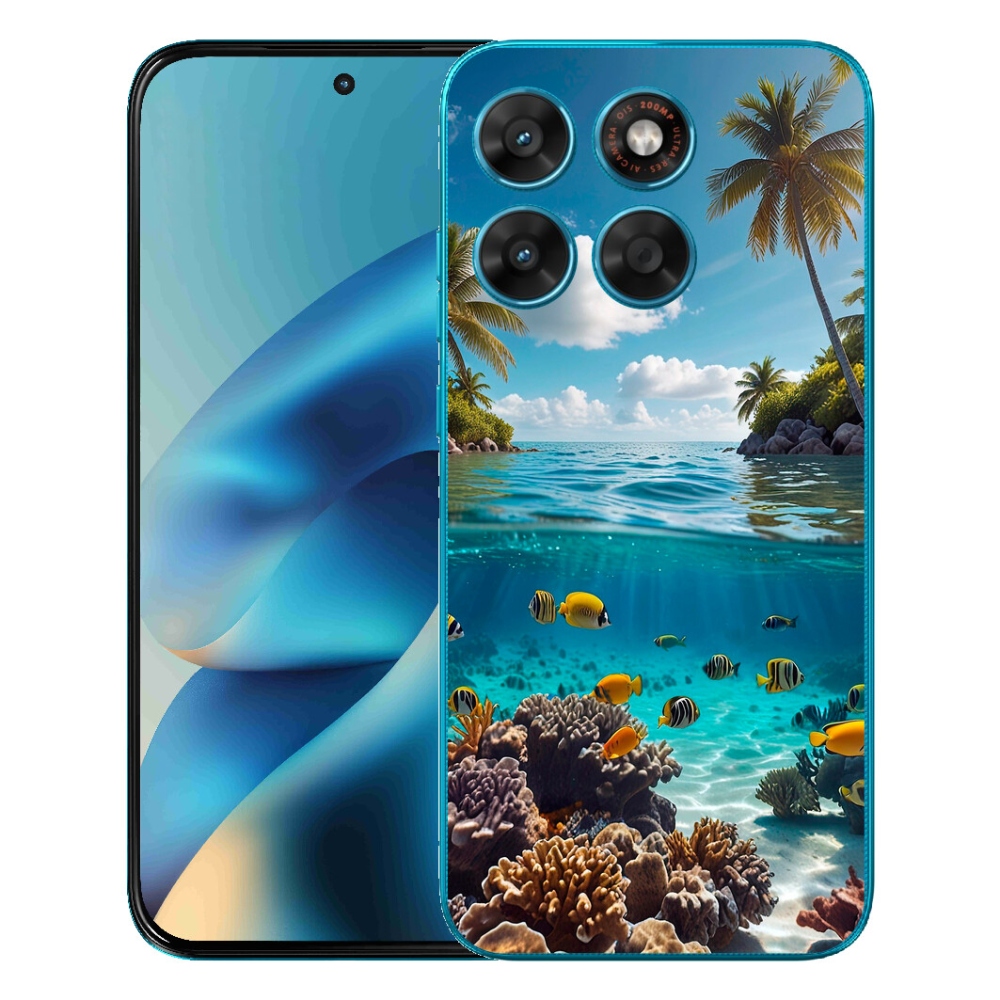 Gélový obal mmCase pre Motorola Moto G87/G77/G67 – Morský svet 4