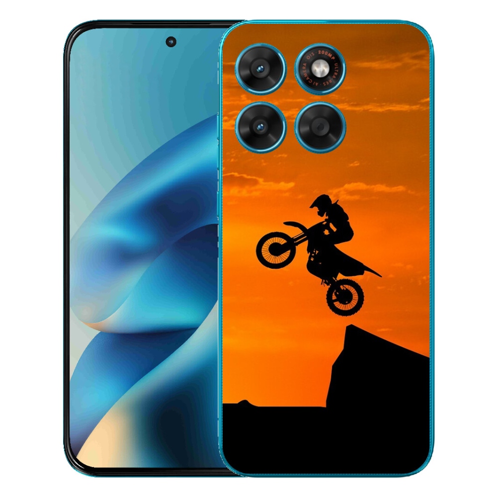 Gélový obal mmCase pre Motorola Moto G87/G77/G67 – motokros