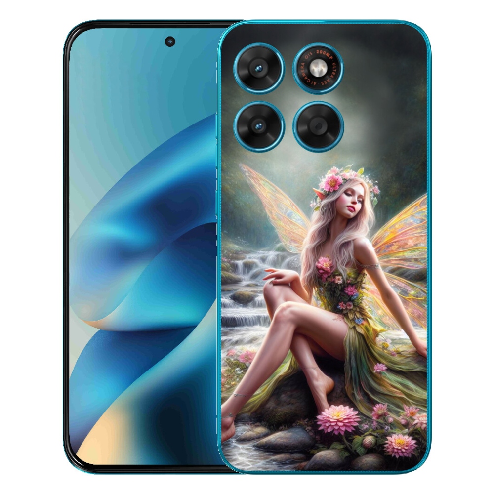 Gélové puzdro mmCase pre Motorola Moto G87/G77/G67 – motýľová žena 1