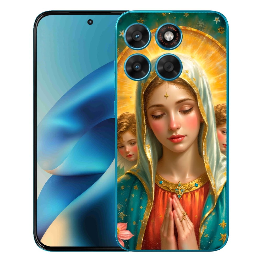 Gélový obal mmCase pre Motorola Moto G87/G77/G67 – náboženský motív 3