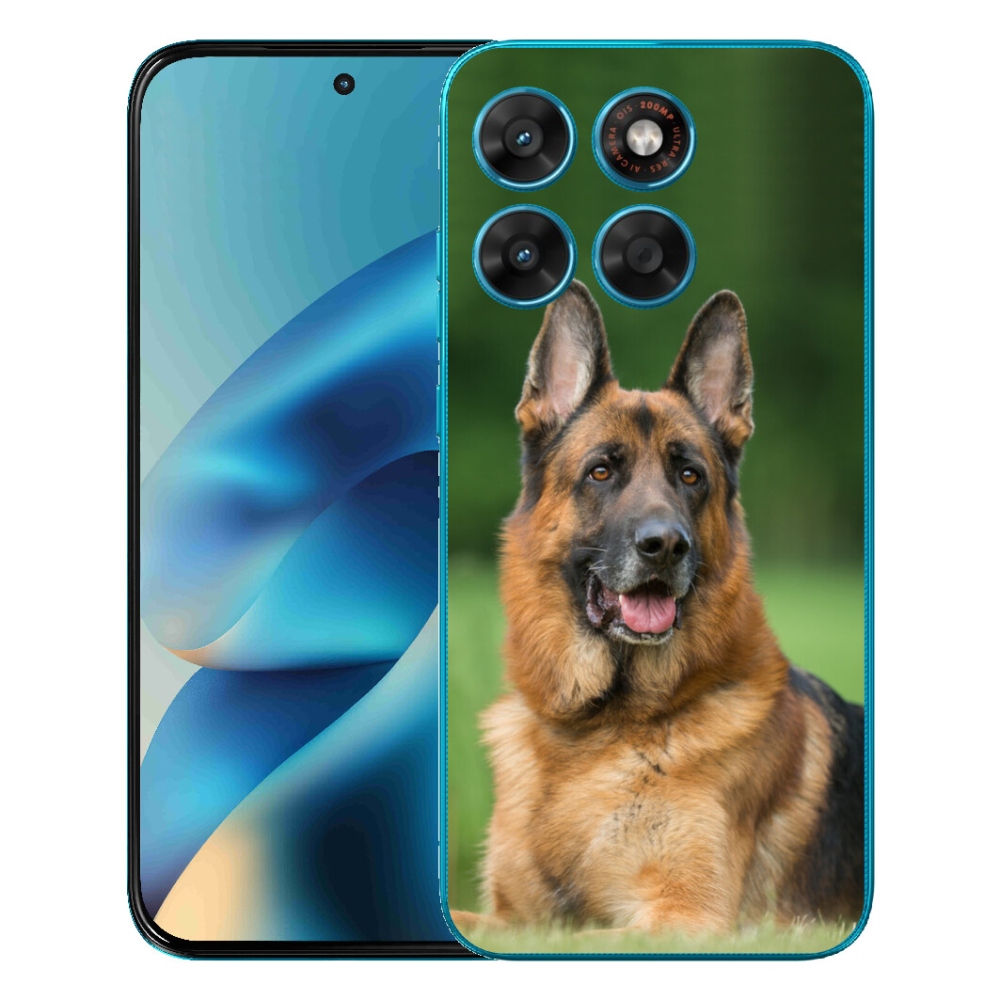 Gélový obal mmCase pre Motorola Moto G87/G77/G67 – nemecký ovčiak