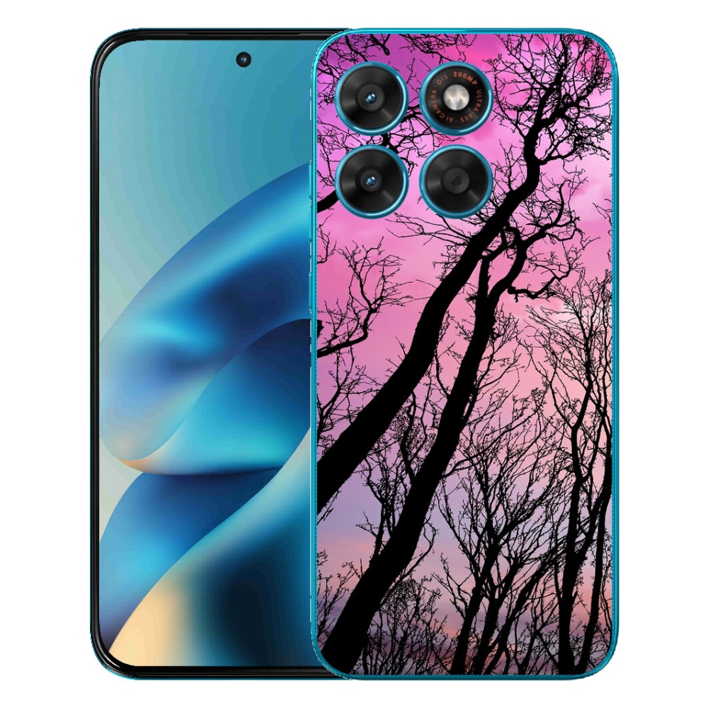 Gélový obal mmCase pre Motorola Moto G87/G77/G67 – popadané stromy