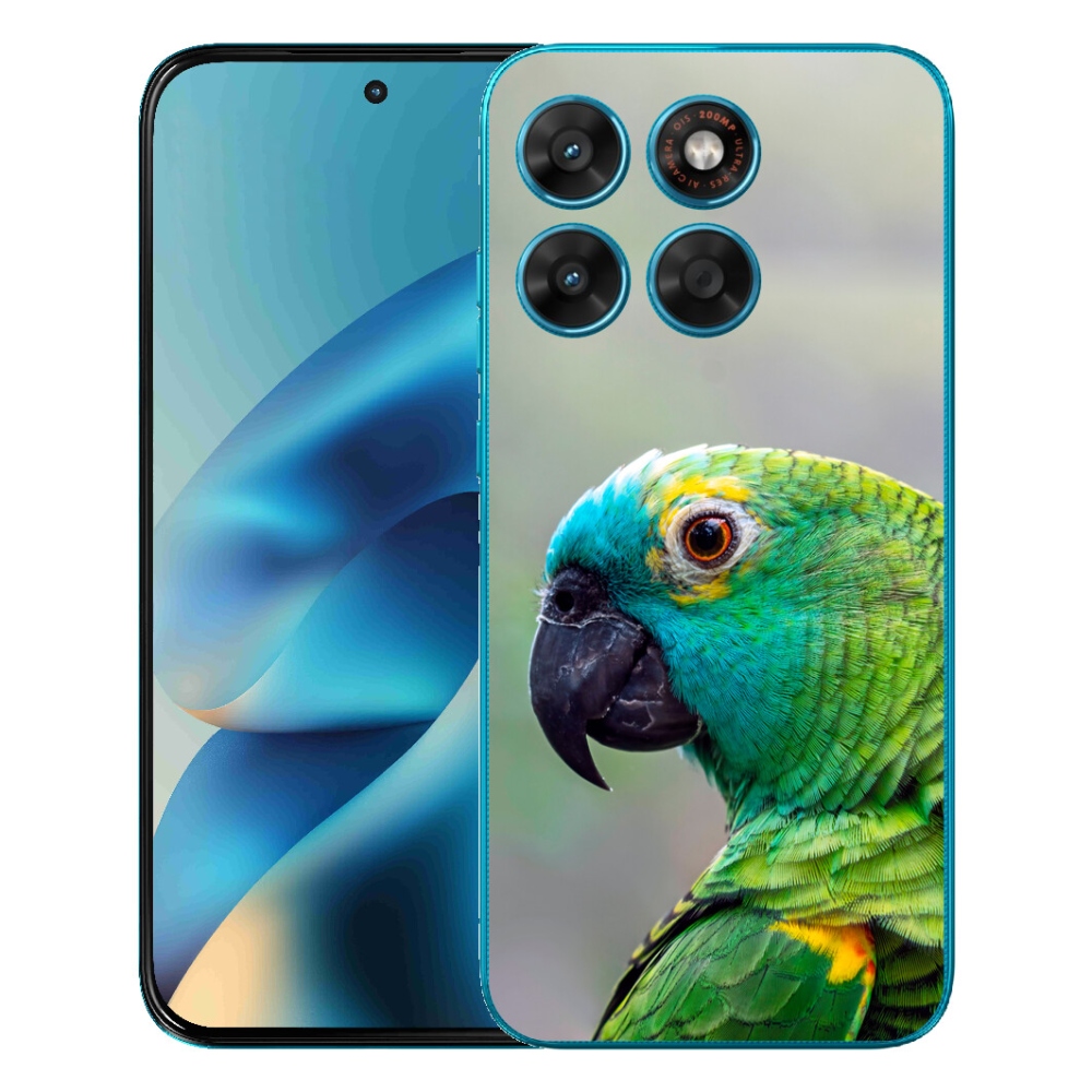 Gélový obal mmCase pre Motorola Moto G87/G77/G67 – amazonský papagáj
