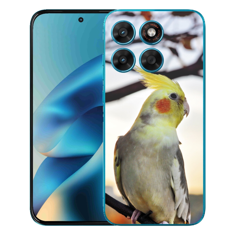 Gélový obal mmCase pre Motorola Moto G87/G77/G67 – papagáj korela