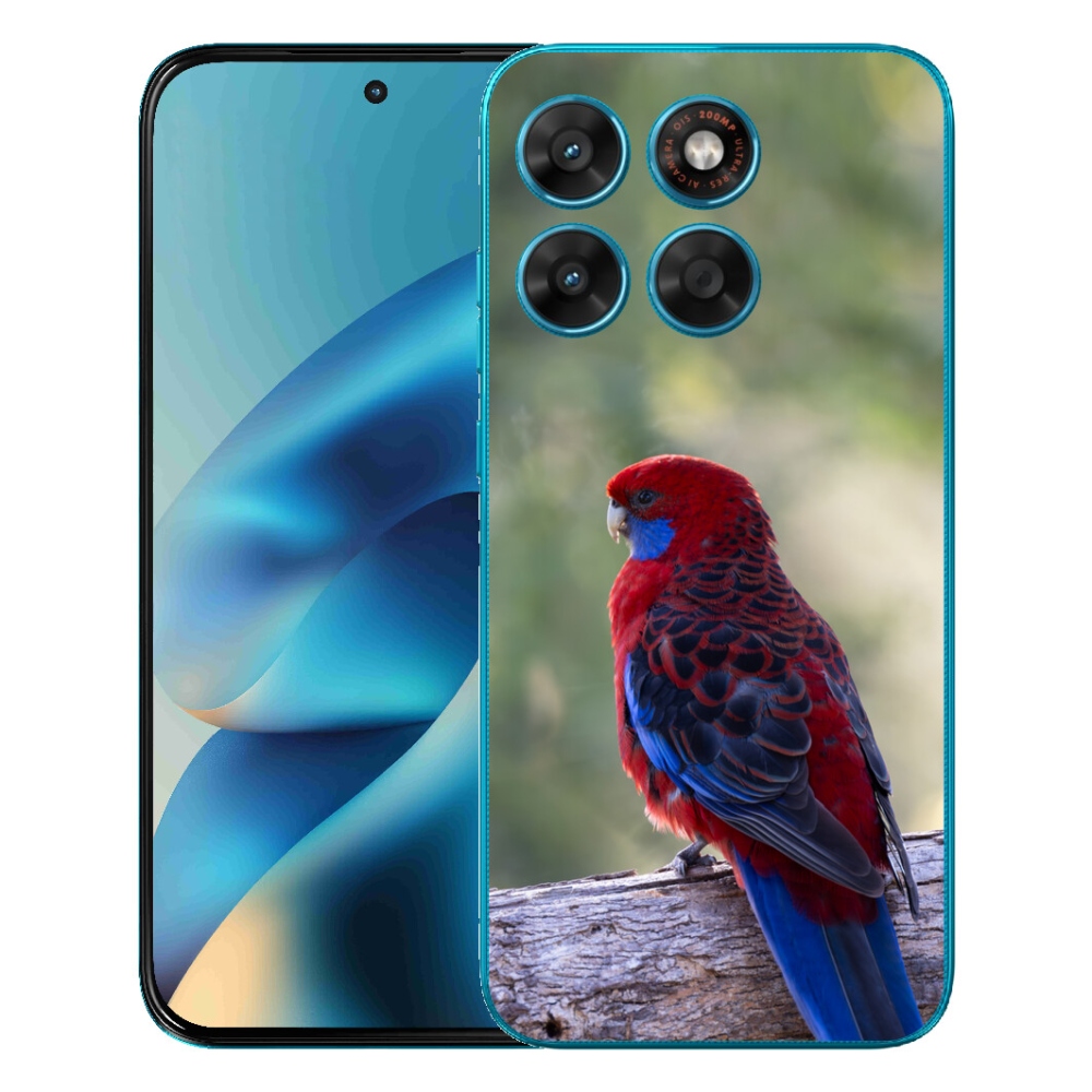 Gélový obal mmCase pre Motorola Moto G87/G77/G67 – papagáj rosela