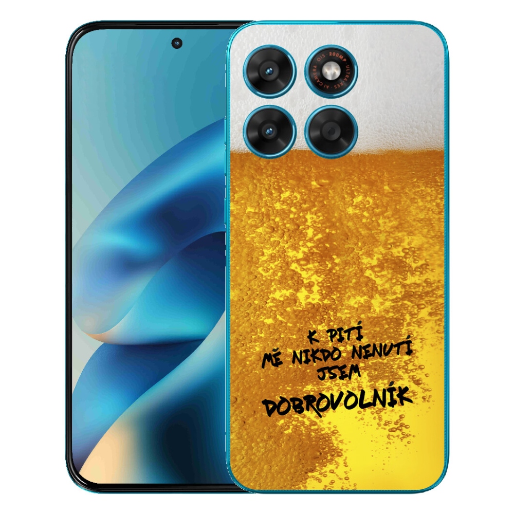 Gélový obal mmCase pre Motorola Moto G87/G77/G67 – motív piva 4