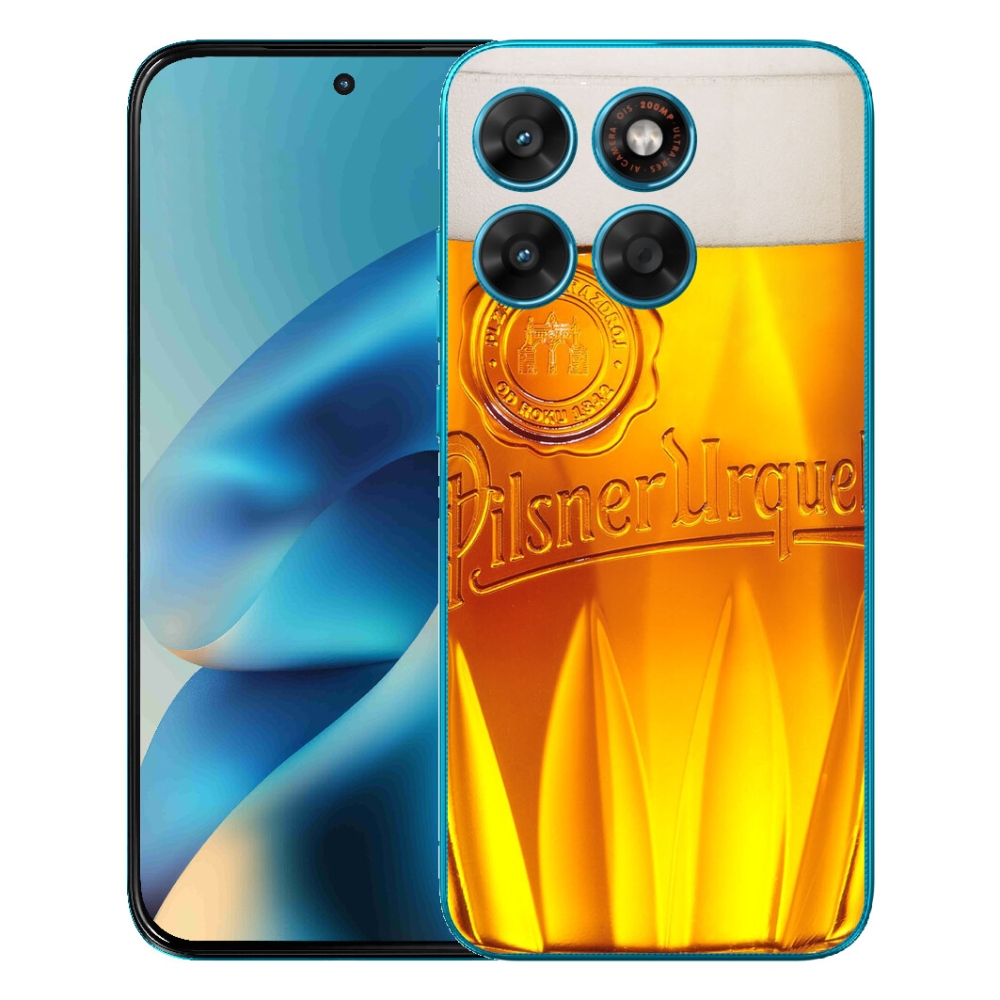 Gélový obal mmCase pre Motorola Moto G87/G77/G67 – pivo