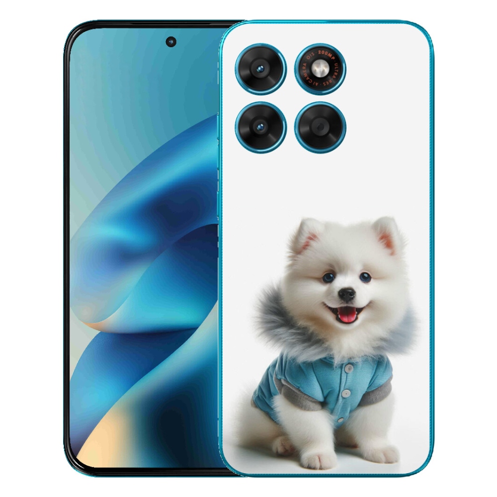 Gélový obal mmCase pre Motorola Moto G87/G77/G67 – pomeranian